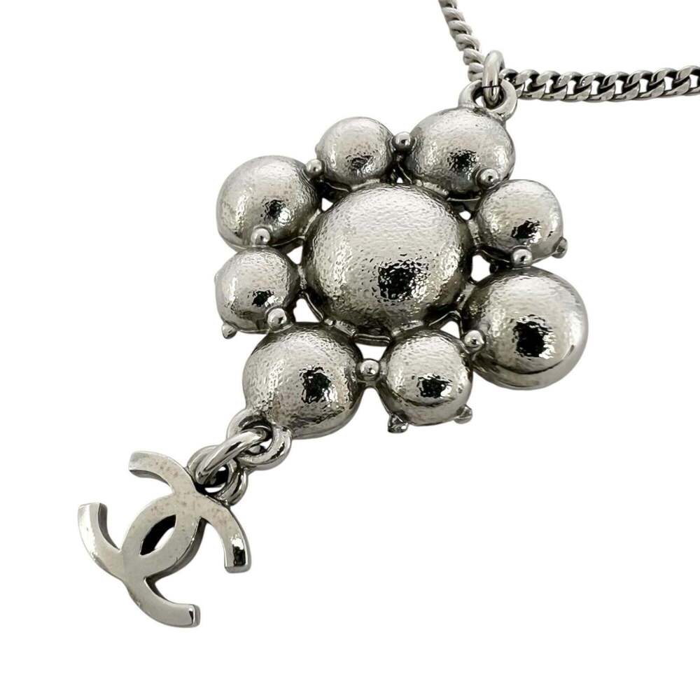 CHANEL Gold Diamond Logo Necklace - Picture 2 of 6